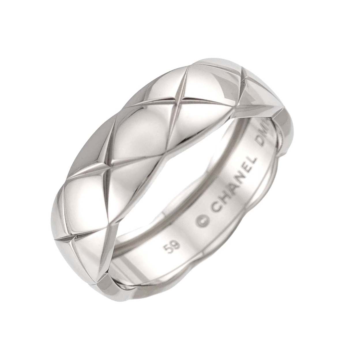 Coco Crush MM Ring 18K WG 750 size59 8.75(US)