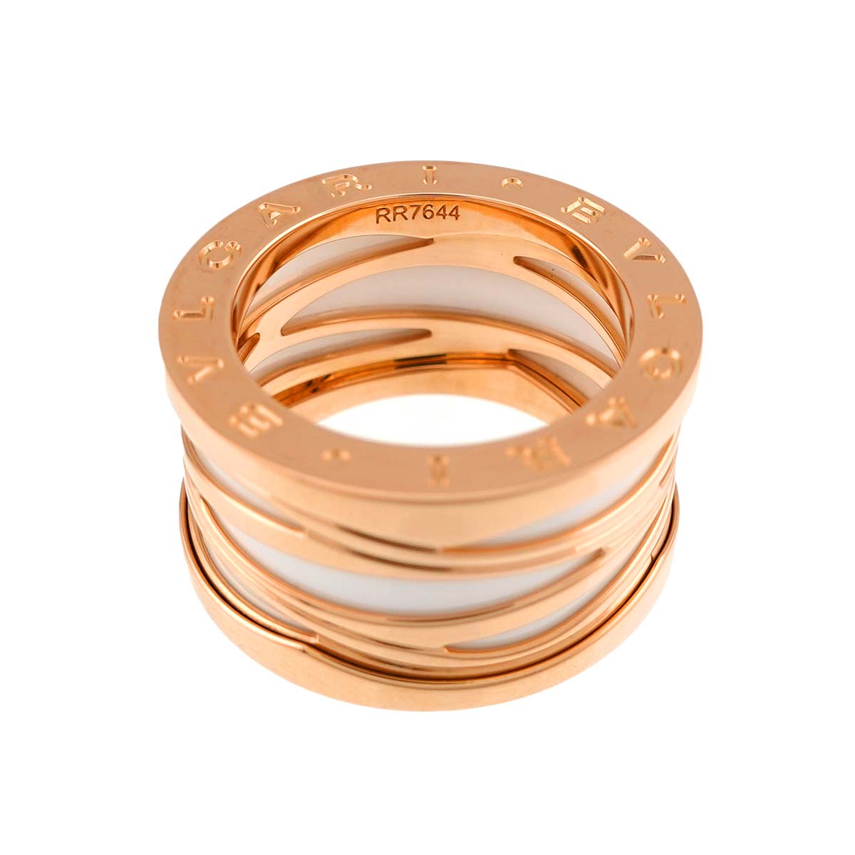B-ZERO1 Ring Ceramic 18K PG 750 Size53 size6(US)