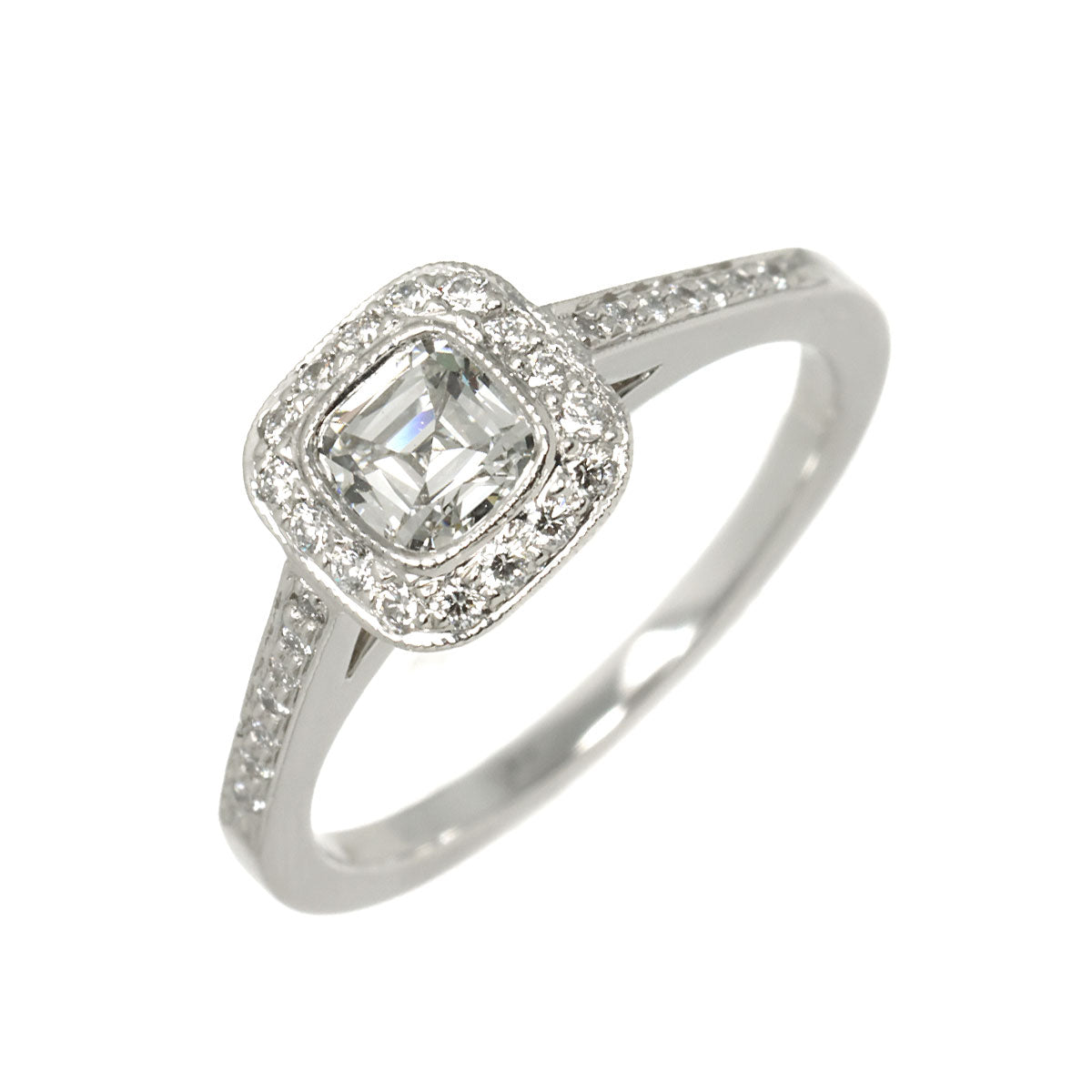 Diamond 0.51ct H/VS1 Ring Pt Platinum Size5.25-5.5(US)