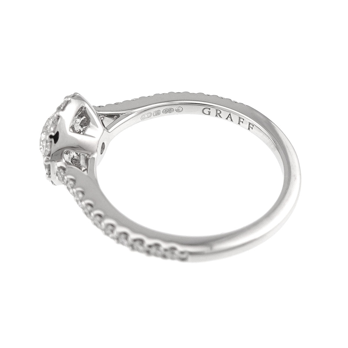 Icon Diamond 0.42ct G/VVS1/3EX Ring 18K WG 750 5-5.25(US)