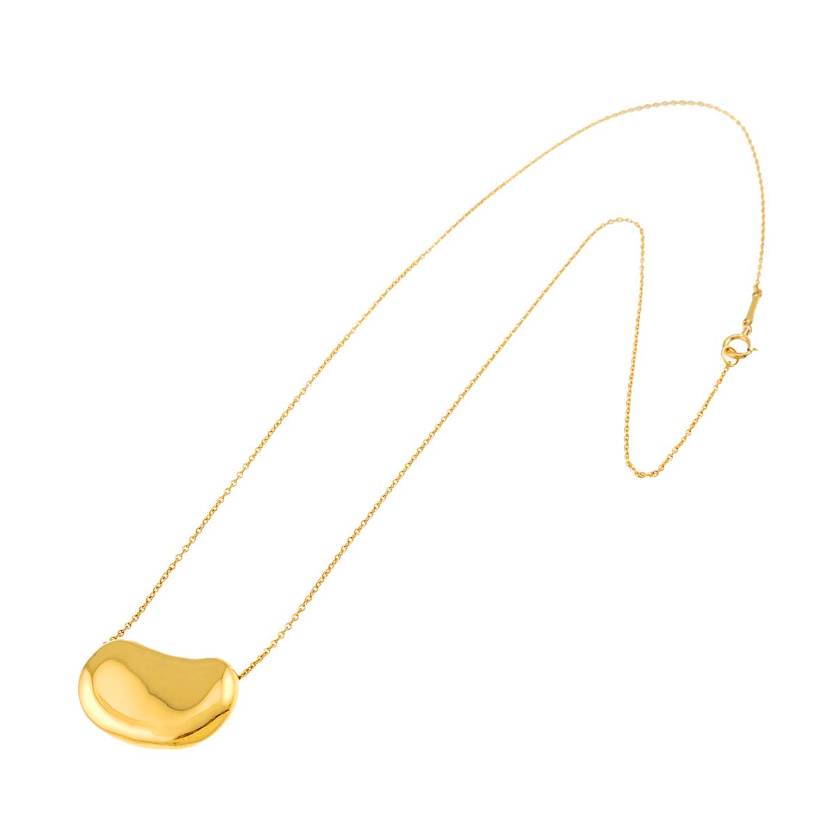 Bean Necklace 18K Yellow Gold 750