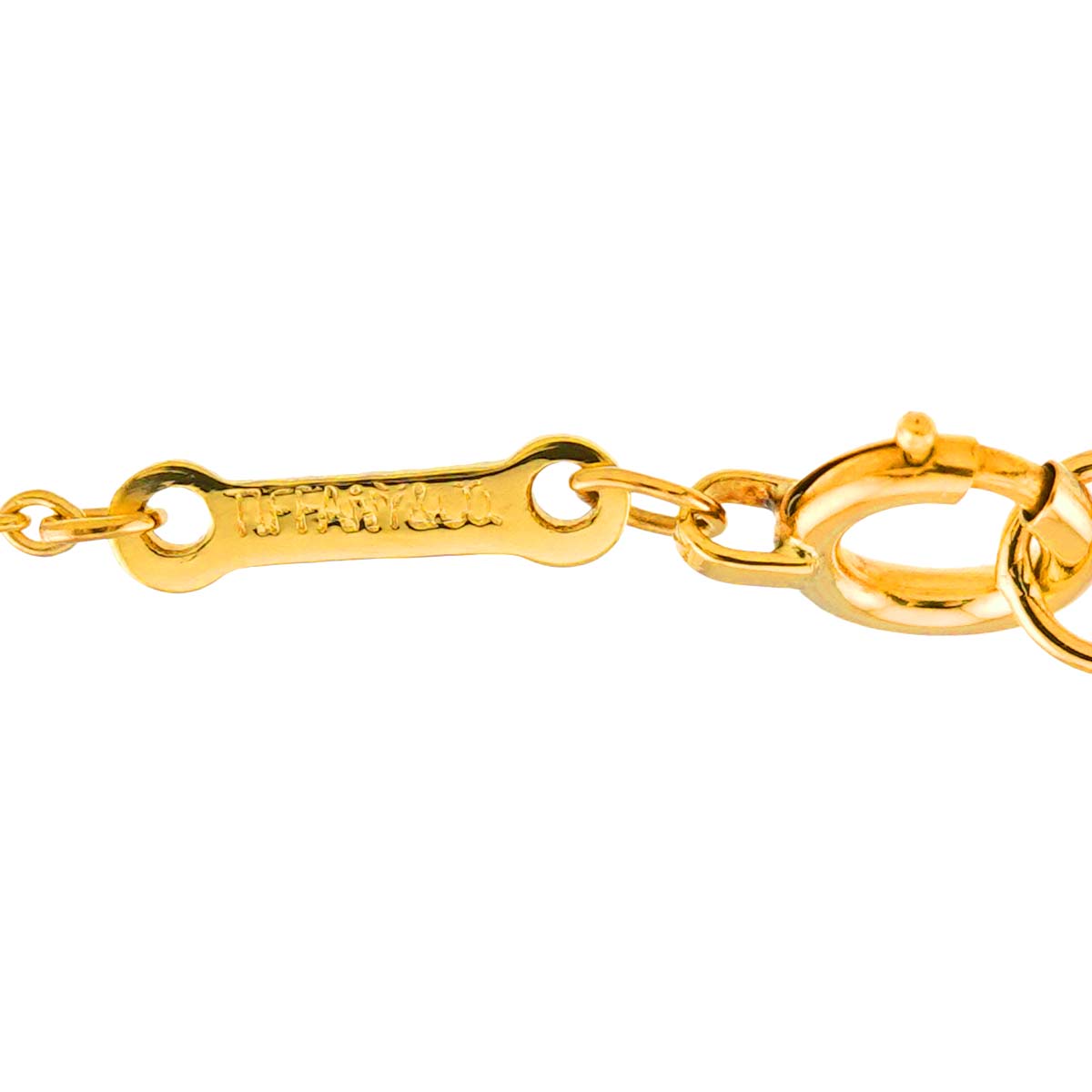 Bean Necklace 18K Yellow Gold 750