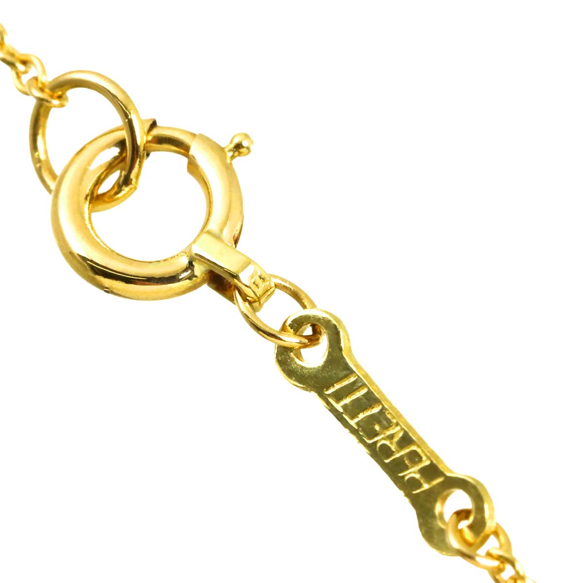 Bean Necklace 18K Yellow Gold 750