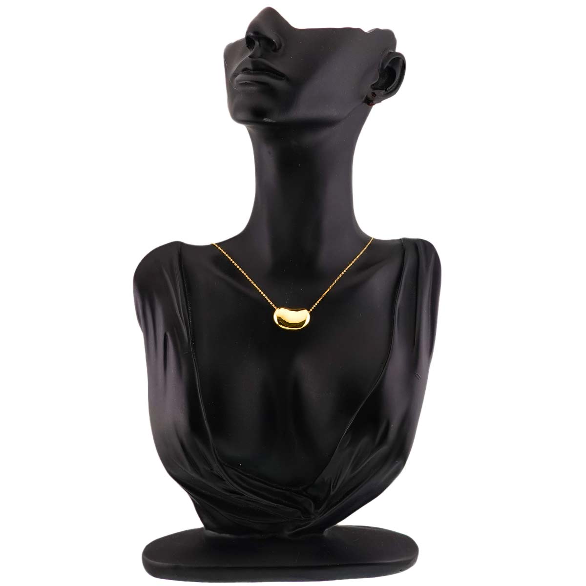 Bean Necklace 18K Yellow Gold 750