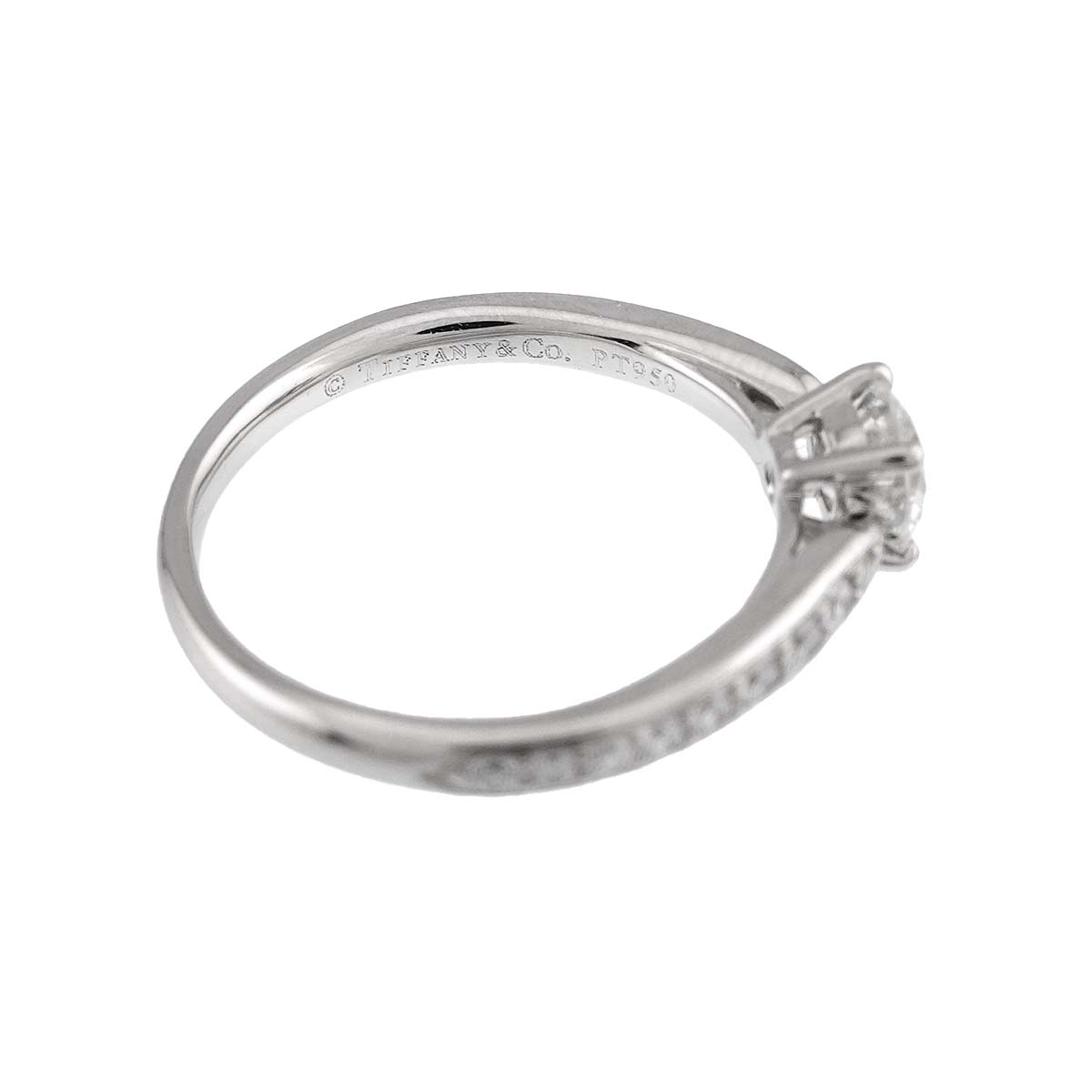Harmony Ring Diamond 0.44ct G/IF/3EX Pt size4.75-5(US)