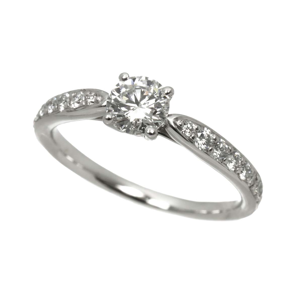 Harmony Ring Diamond 0.44ct G/IF/3EX Pt size4.75-5(US)