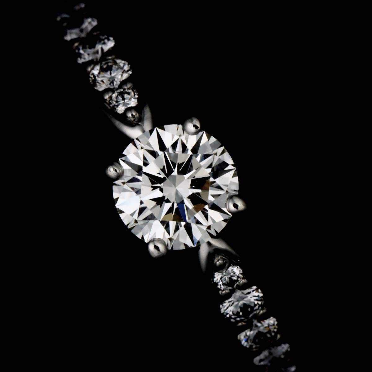 Harmony Ring Diamond 0.44ct G/IF/3EX Pt size4.75-5(US)