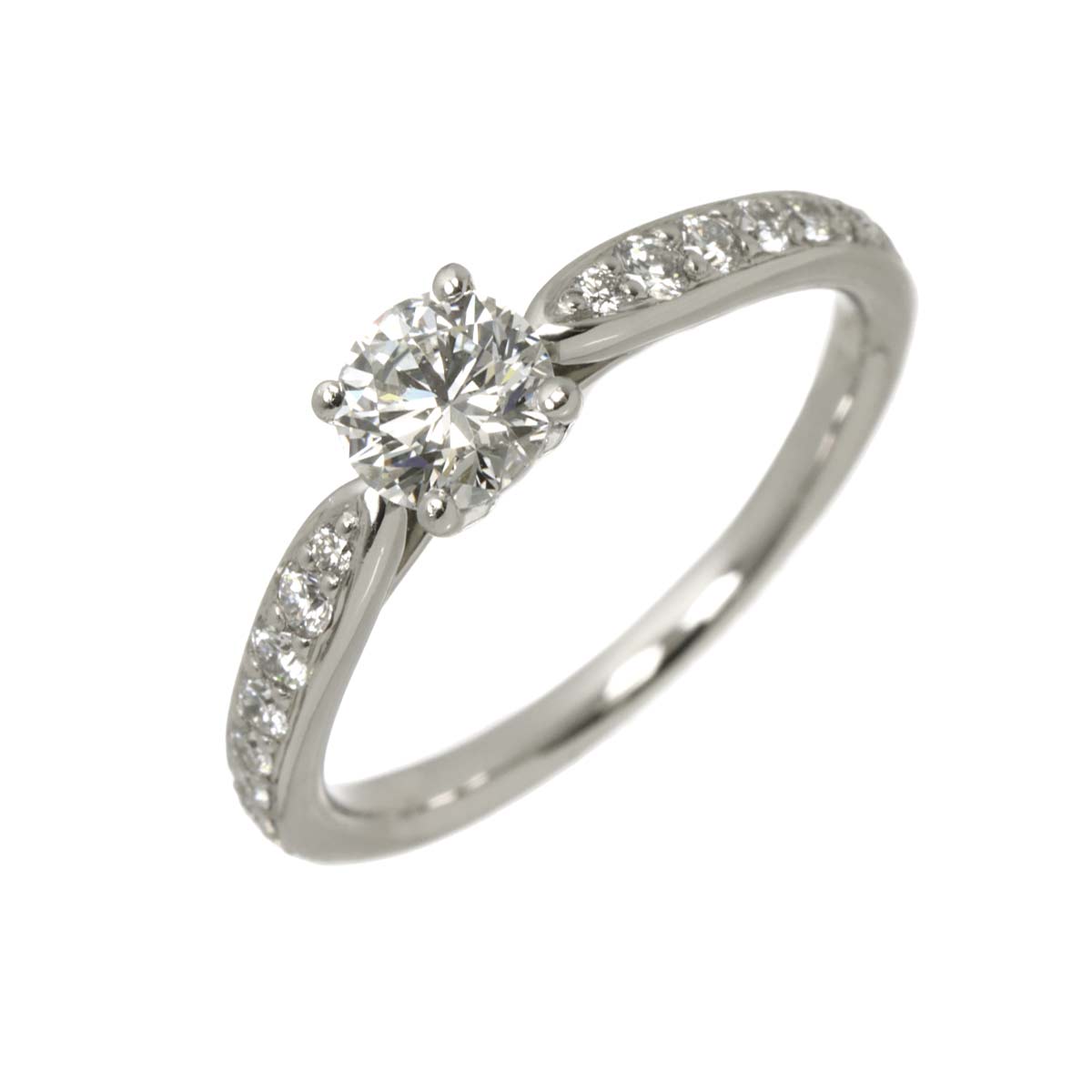 Harmony Ring Diamond 0.44ct G/IF/3EX Pt size4.75-5(US)