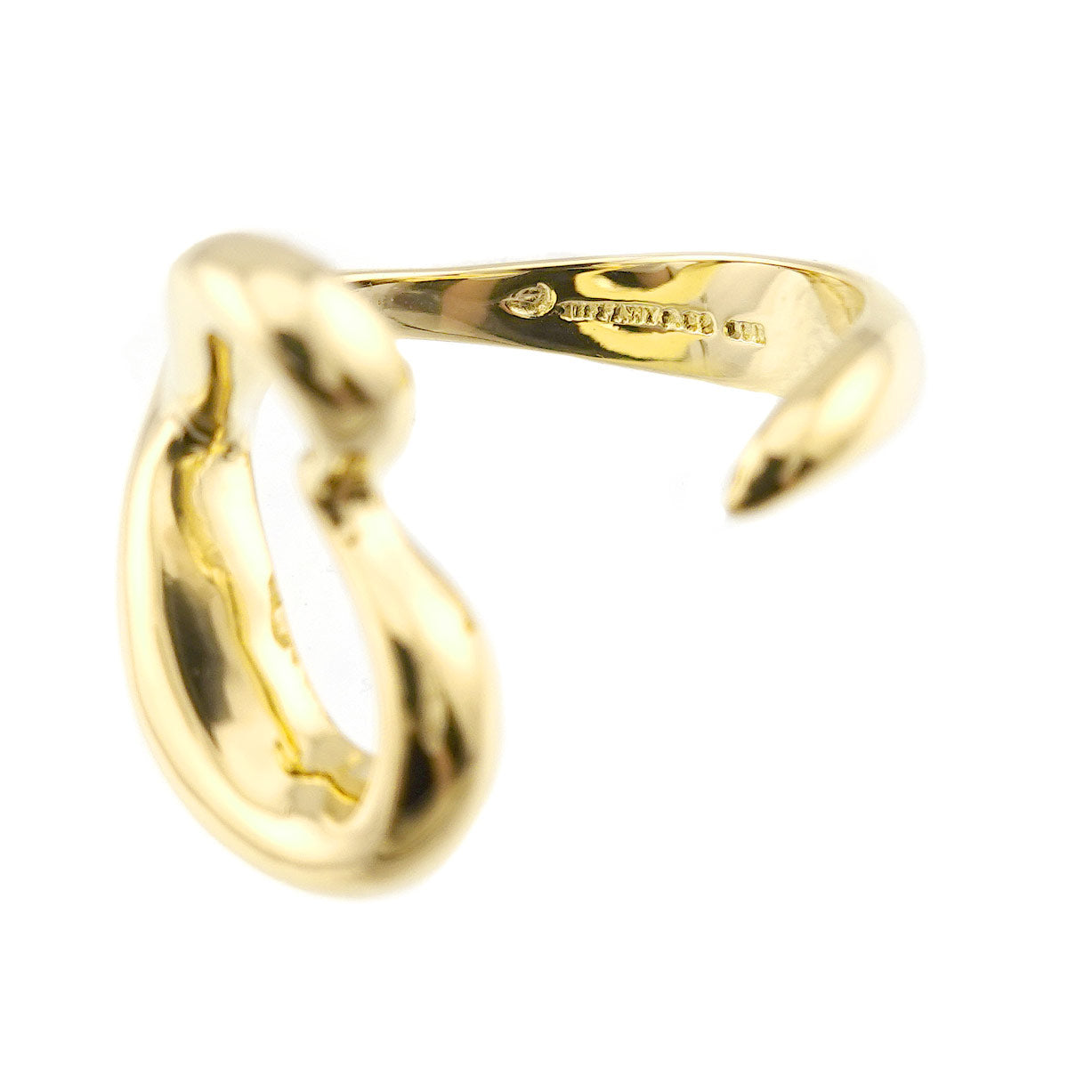 Open Heart Ring 18K YG 750 Size6.25-6.5(US)