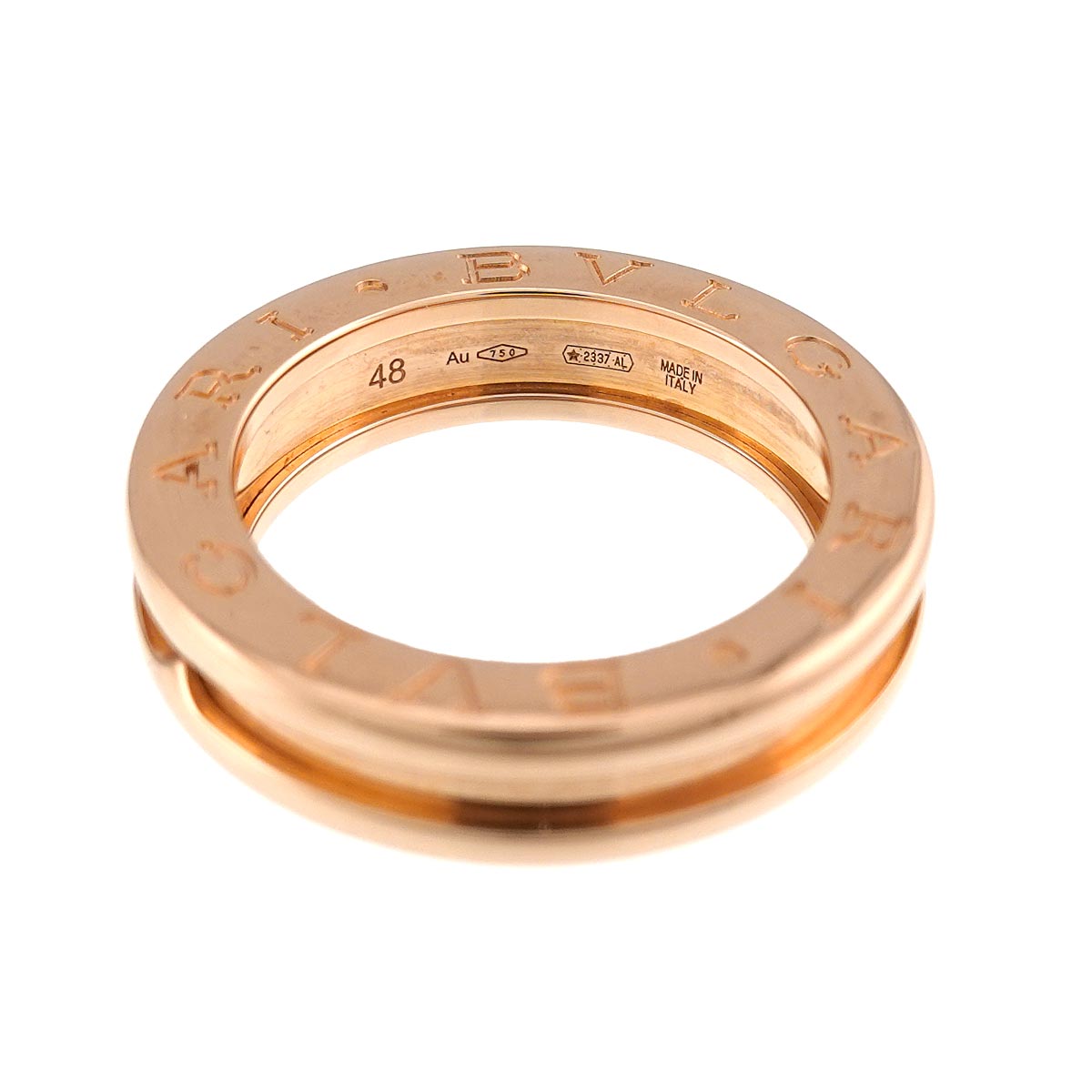 B-ZERO1 1Band Ring 18K Pink Gold 750 Size48 4.5(US)