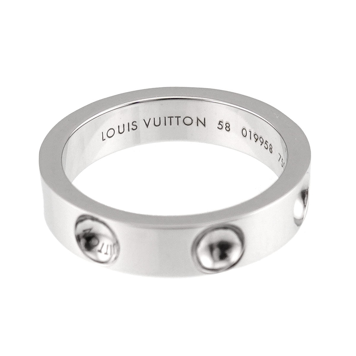 Petit Bague Empreinte Ring 18K WG 750 size58 8.25(US)