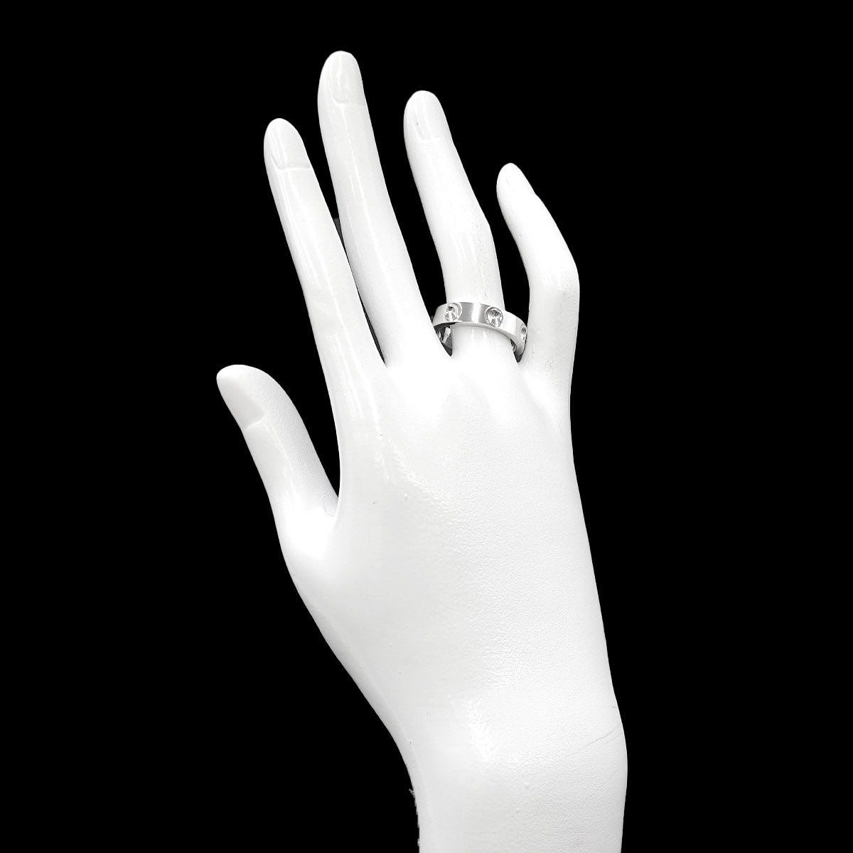 Petit Bague Empreinte Ring 18K WG 750 size58 8.25(US)