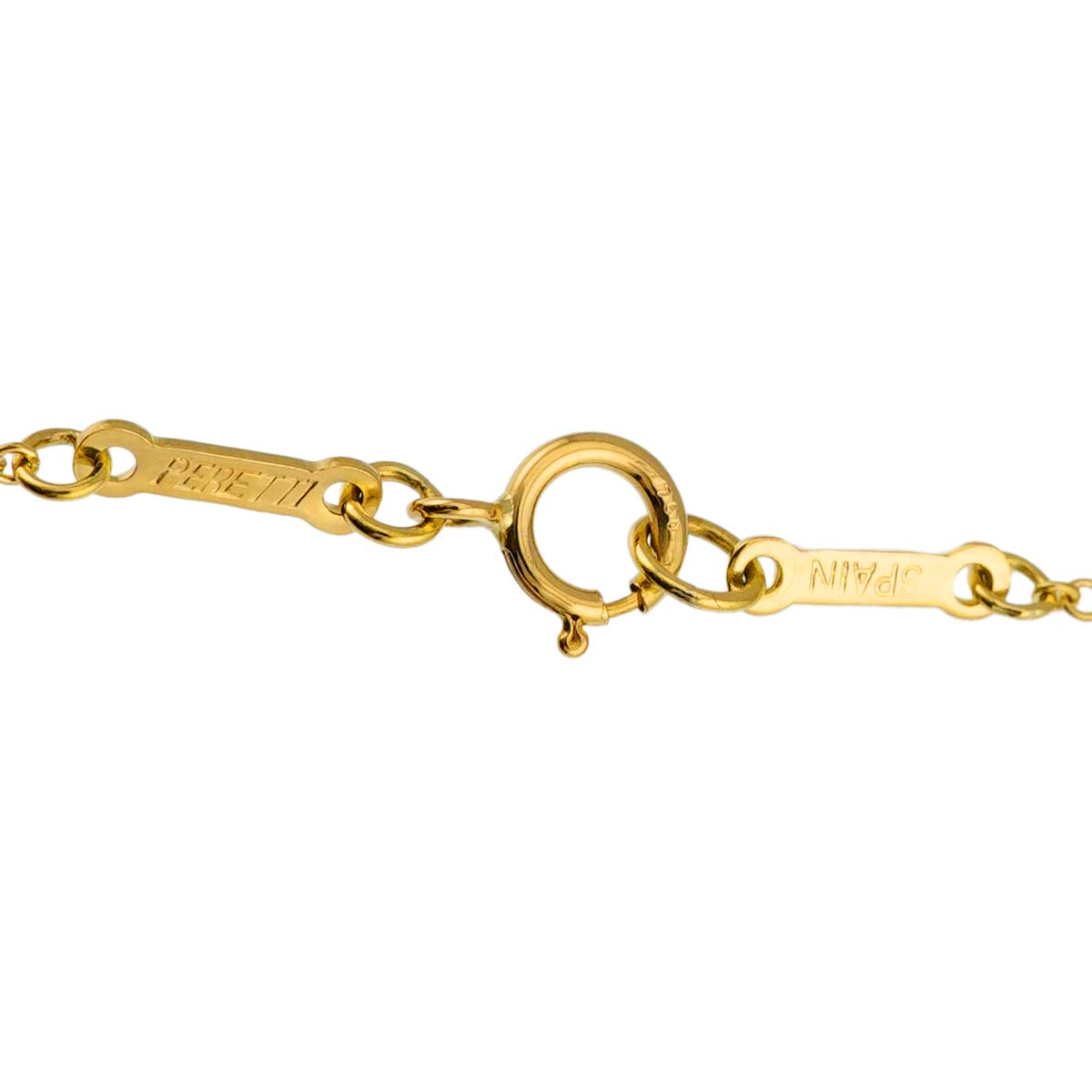 Open Heart Necklace 18K Yellow Gold 750