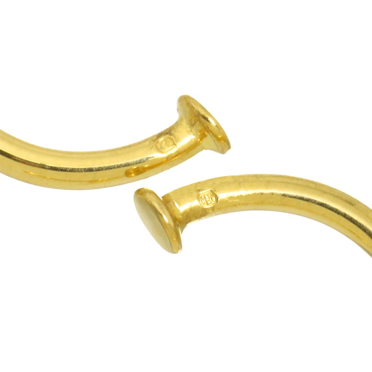 Akoya Pearl 7.0mm Earrings Pierced 18K YG 750