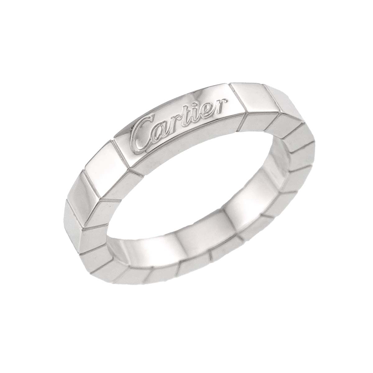 Laniere Ring 18K White Gold 750 Size47 4(US)