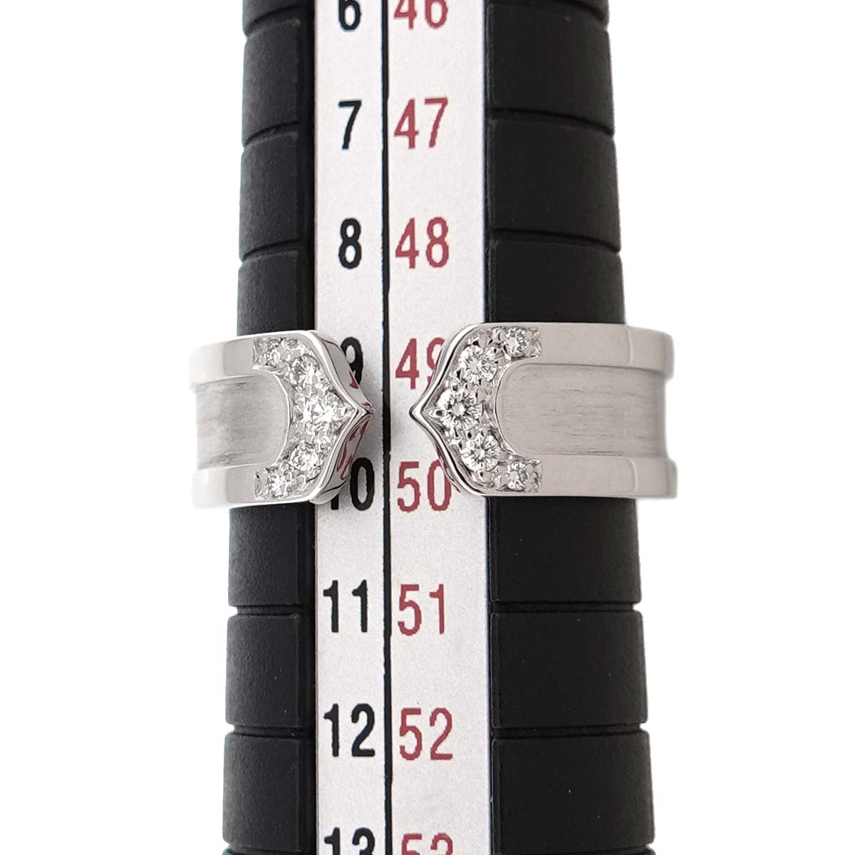 C2 Diamond SM Ring 18K WG 750 Size49 4.75-5(US)