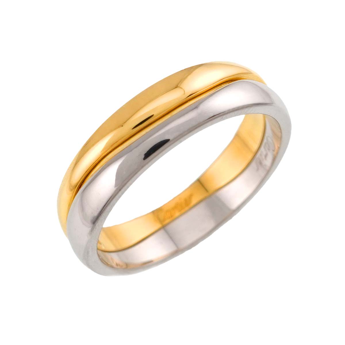 Love Me Ring 18K YG WG 750 size61 9.5(US)