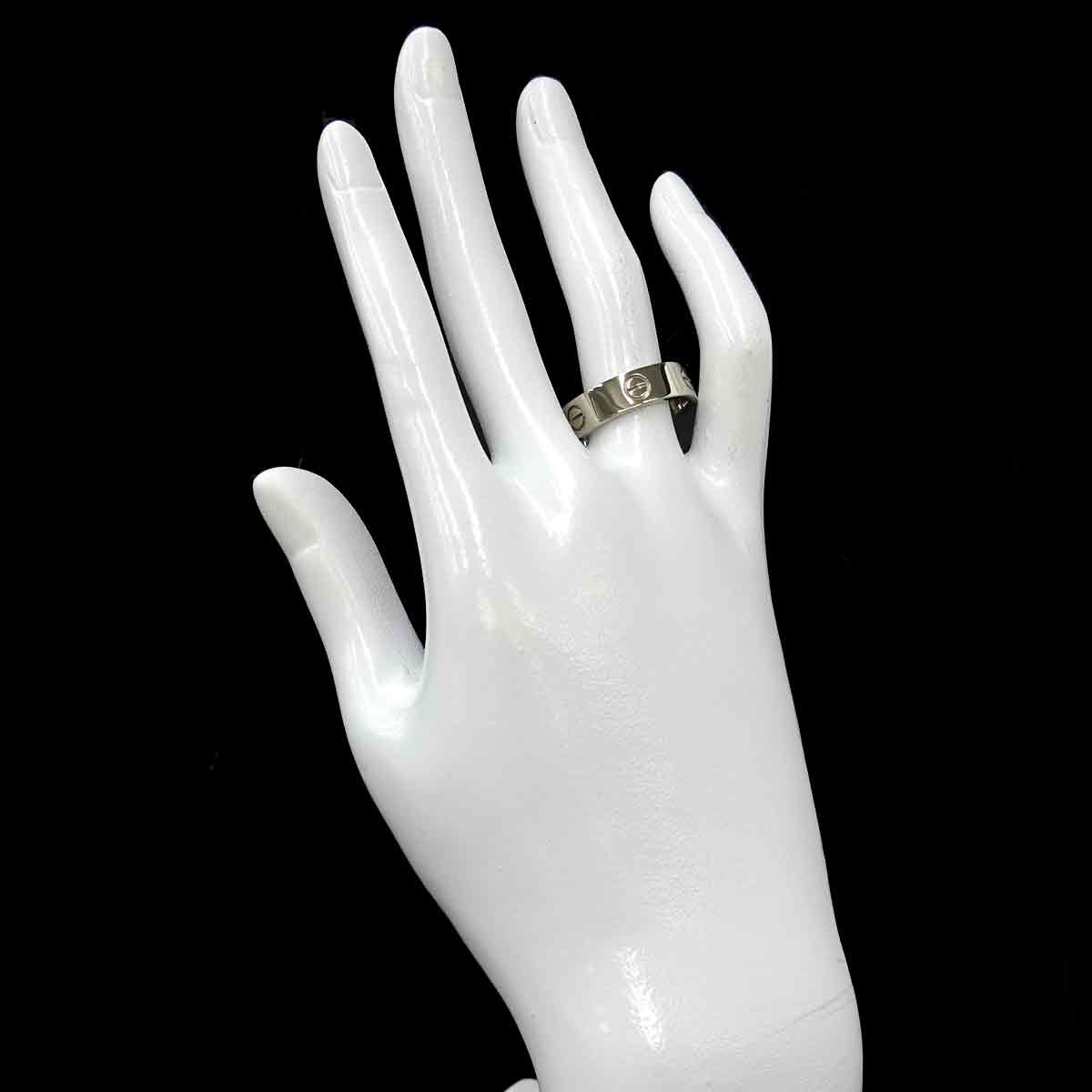 Love Ring 18K White Gold 750 size60 8.75-9(US)