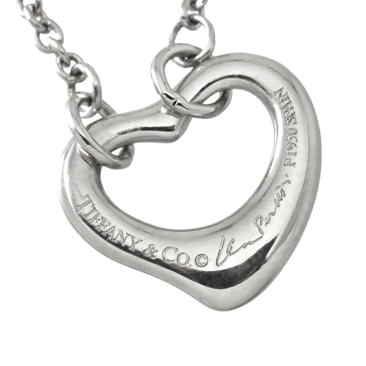 Open Heart 5P Bracelet Platinum