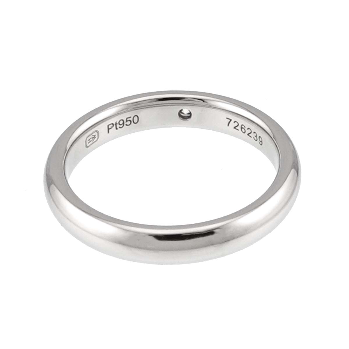 Diamond Ring Pt Platinum size3.75-4(US)