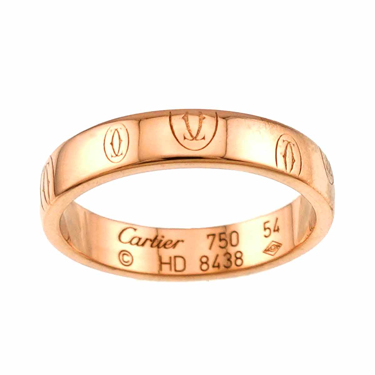 Happy birthday SM Ring 18K PG 750 size54 6.5-6.75(US)