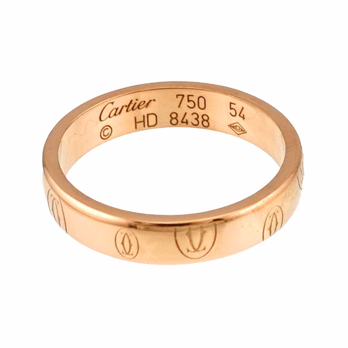 Happy birthday SM Ring 18K PG 750 size54 6.5-6.75(US)