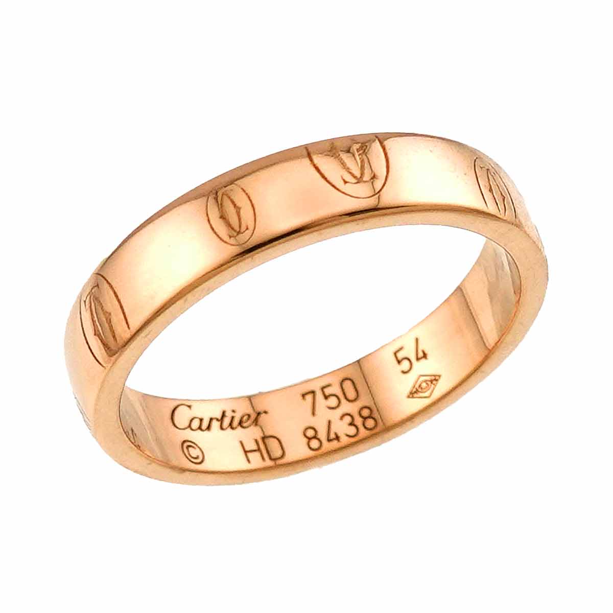Happy birthday SM Ring 18K PG 750 size54 6.5-6.75(US)
