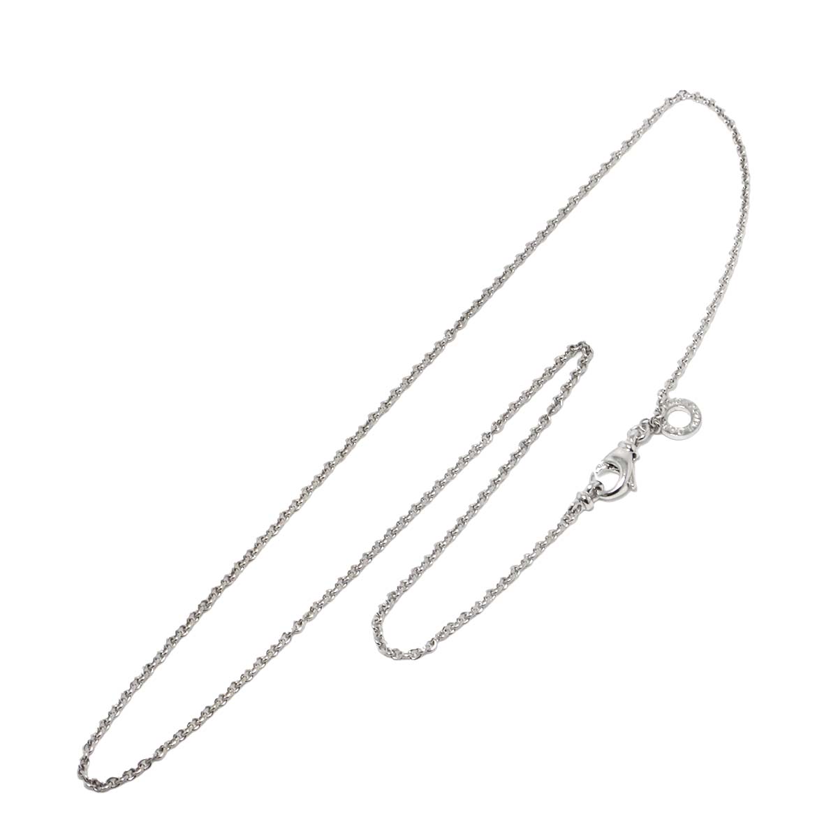 Chain Necklace 18K White Gold 750