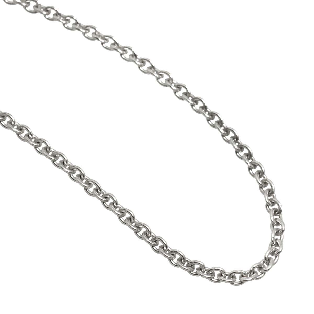 Chain Necklace 18K White Gold 750