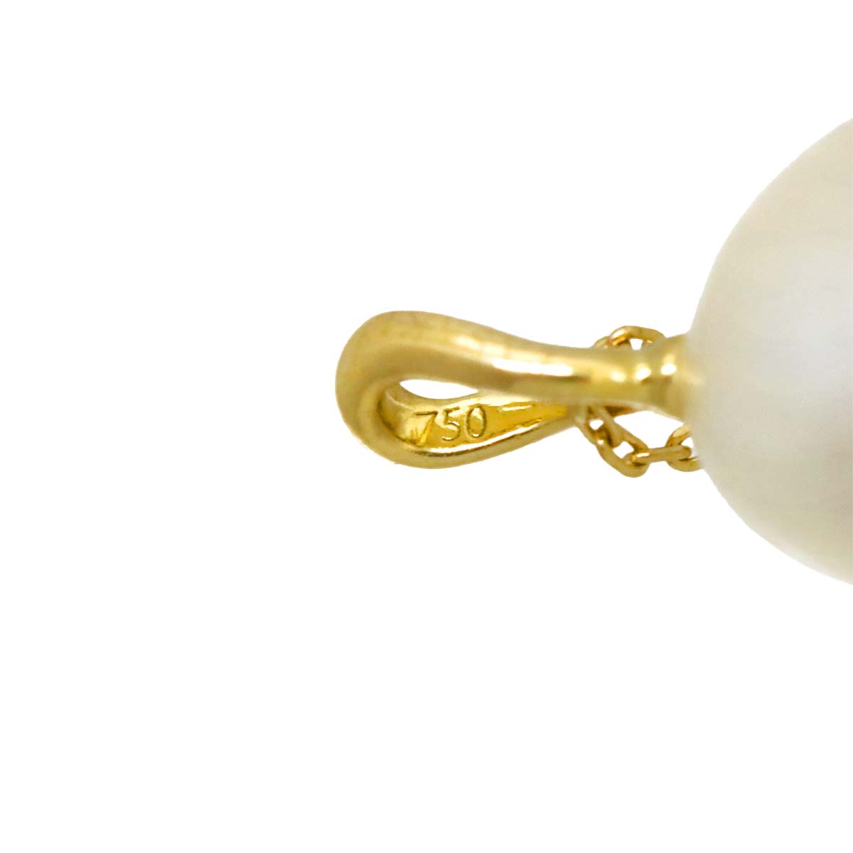 Freshwater cultured pearl Necklace 18K YG 750