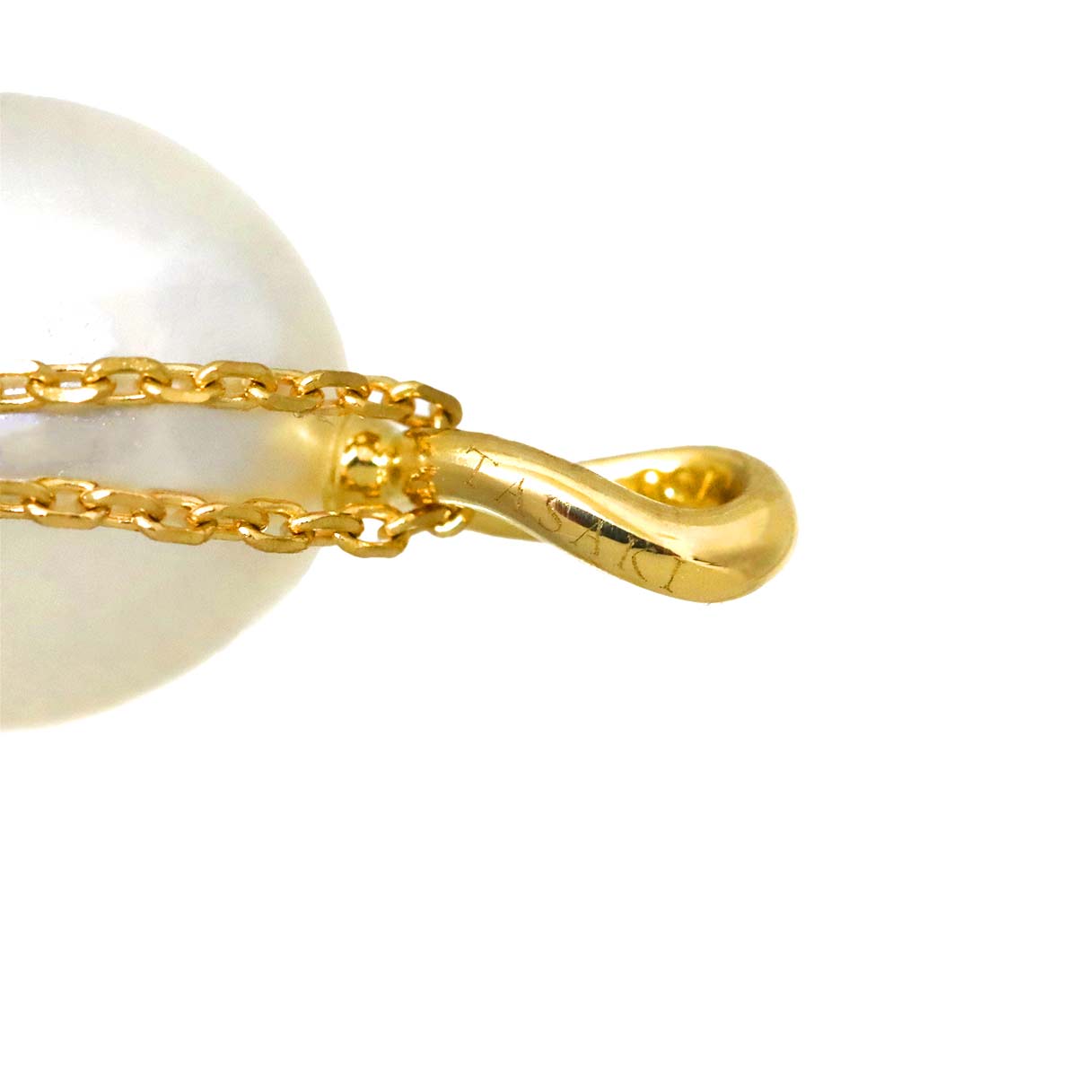 Freshwater cultured pearl Necklace 18K YG 750