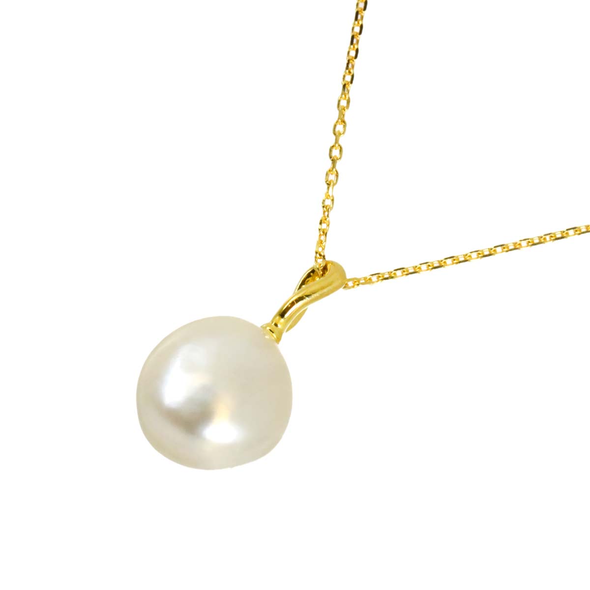 Freshwater cultured pearl Necklace 18K YG 750