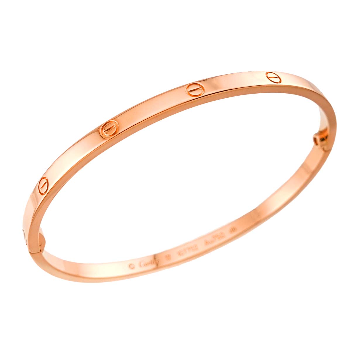 Love Bracelet SM Bangle 18K Pink Gold 750 Size16