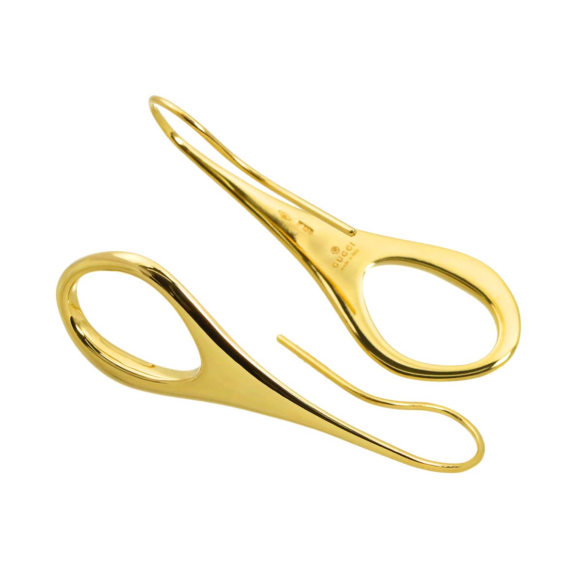 Earrings Pierced 18K Yellow Gold 750