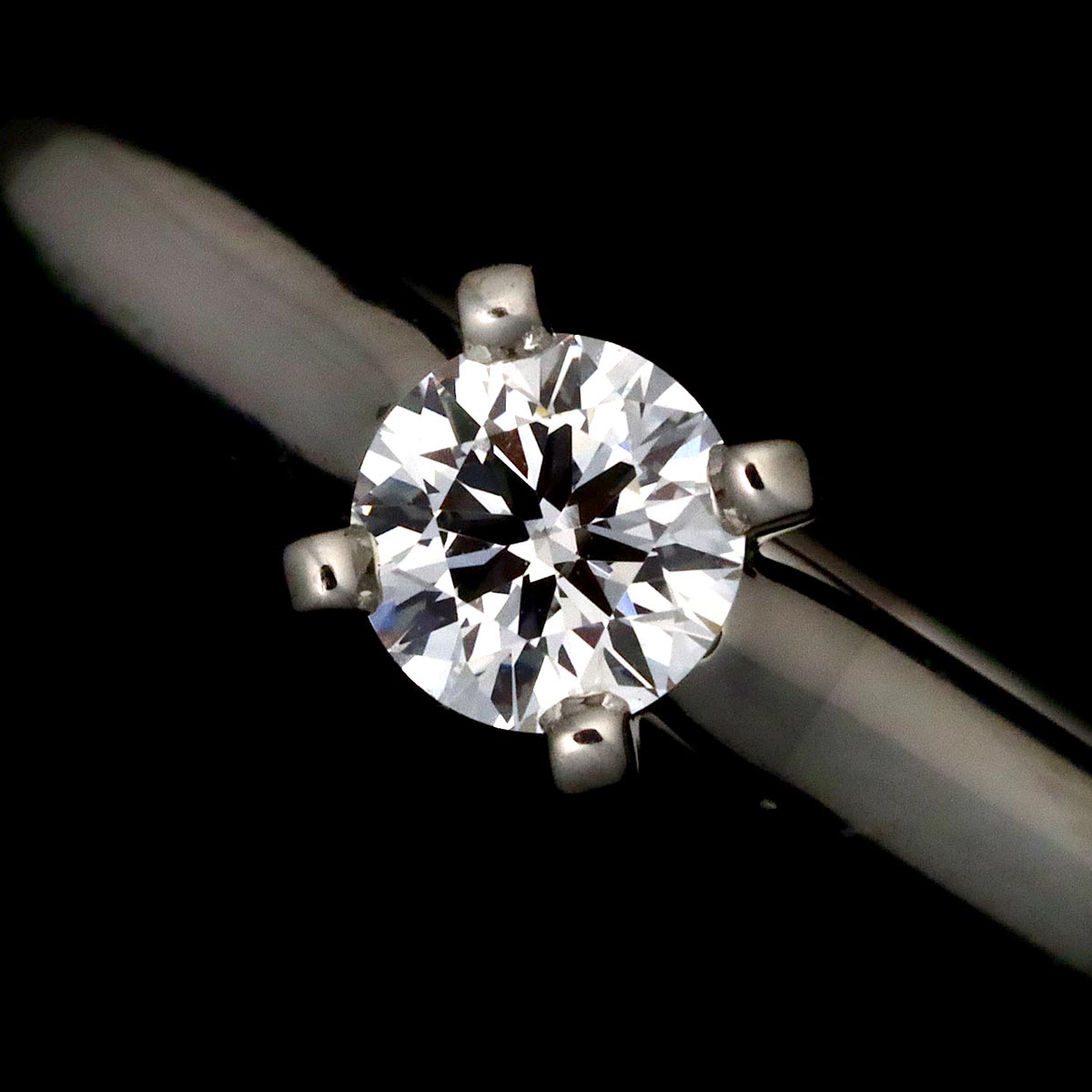 Diamond 0.19ct E/VVS1/VG Ring Platinum size49 4.75-5(US)