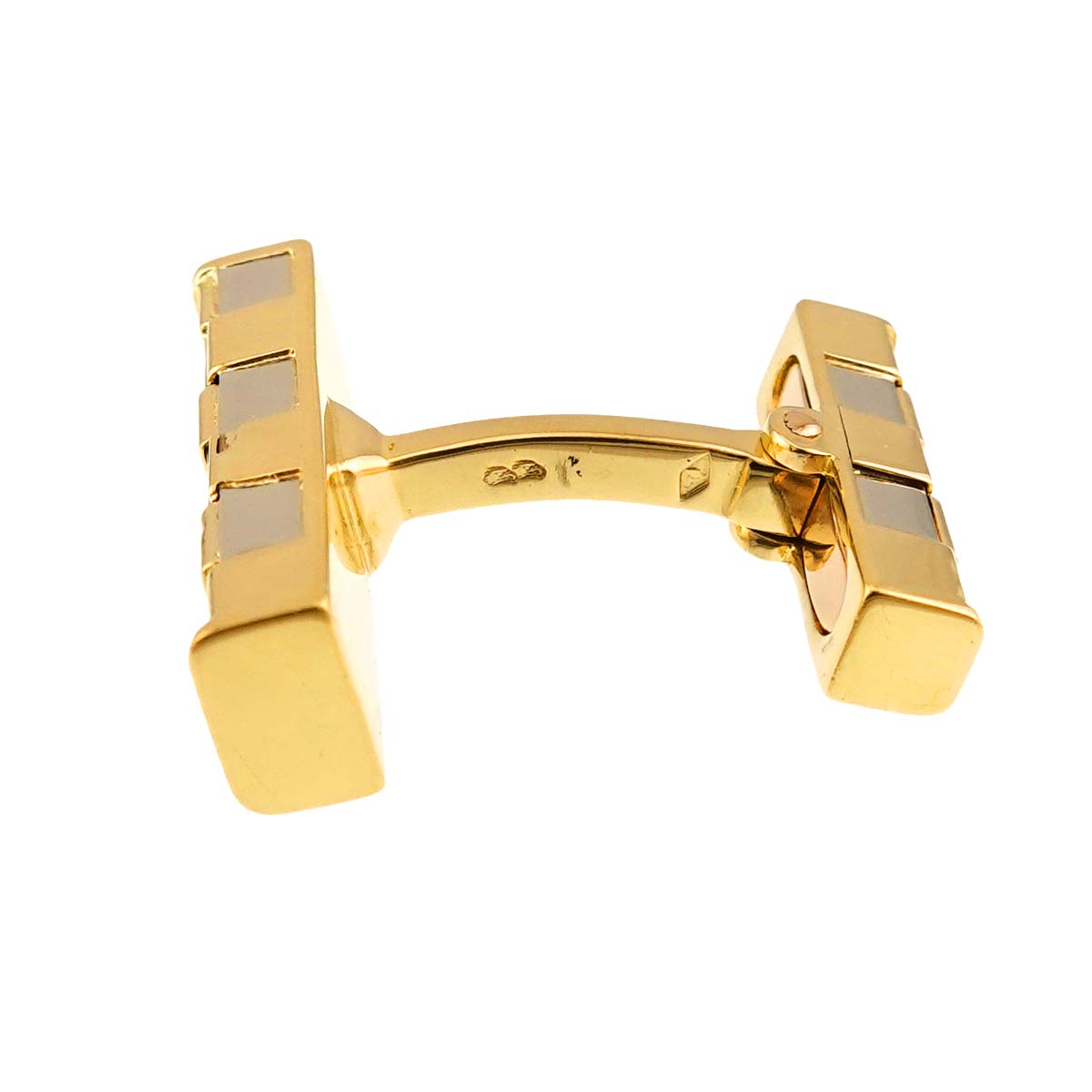 Cuff Links 18K YG WG 750