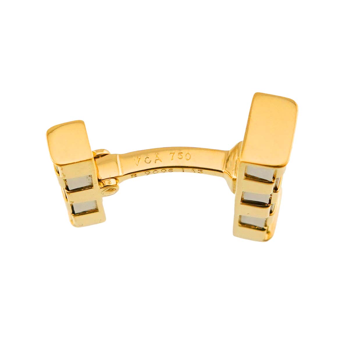 Cuff Links 18K YG WG 750