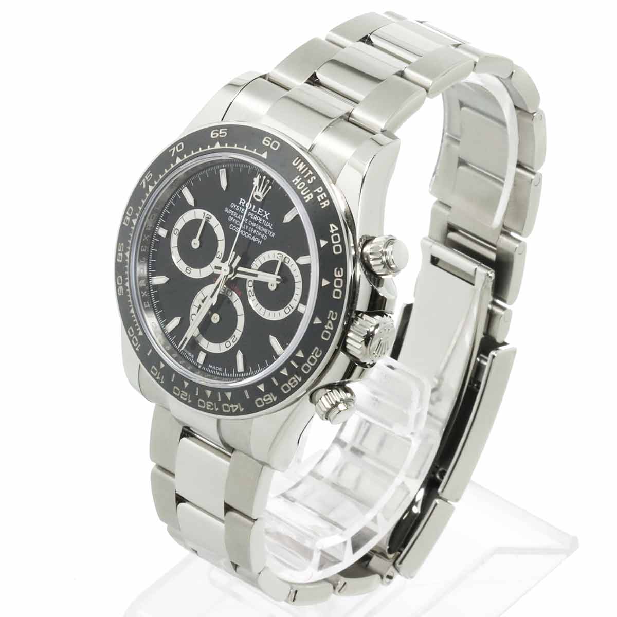 Daytona 126500LN Serial Random Chronograph Black Dial Mens