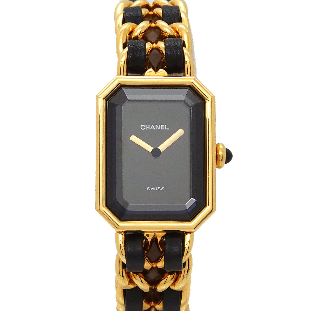 Premiere Size S H0001 Vintage Quartz Black Dial Ladies Watch