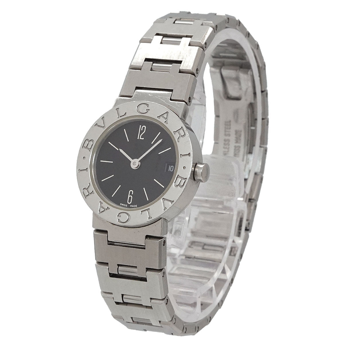 BVLGARIBVLGARI BB23SS Quartz Black Dial Ladies Watch