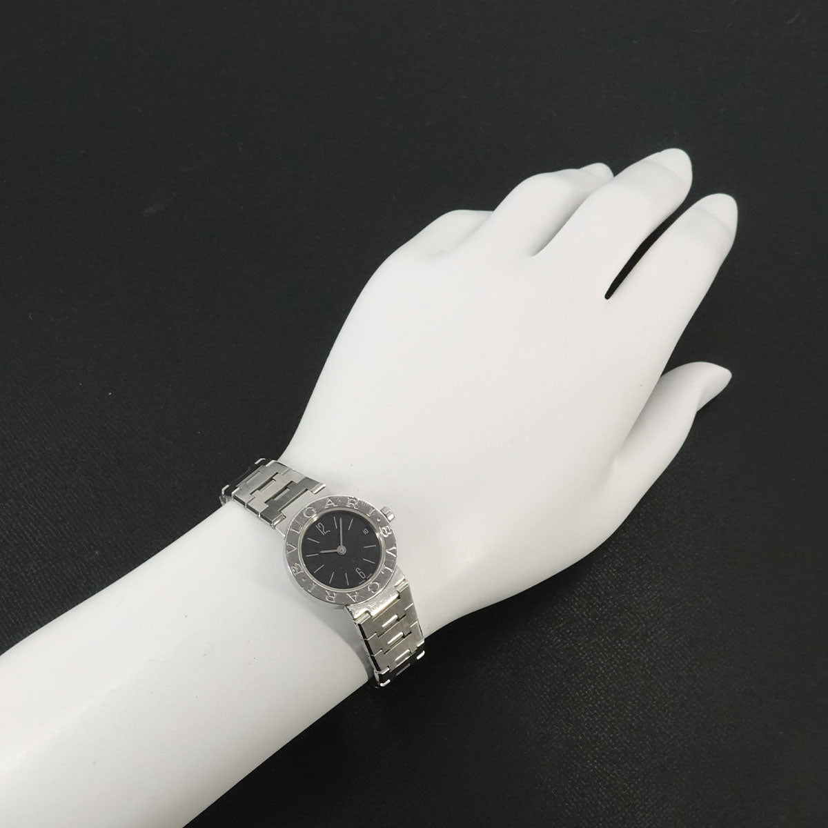 BVLGARIBVLGARI BB23SS Quartz Black Dial Ladies Watch