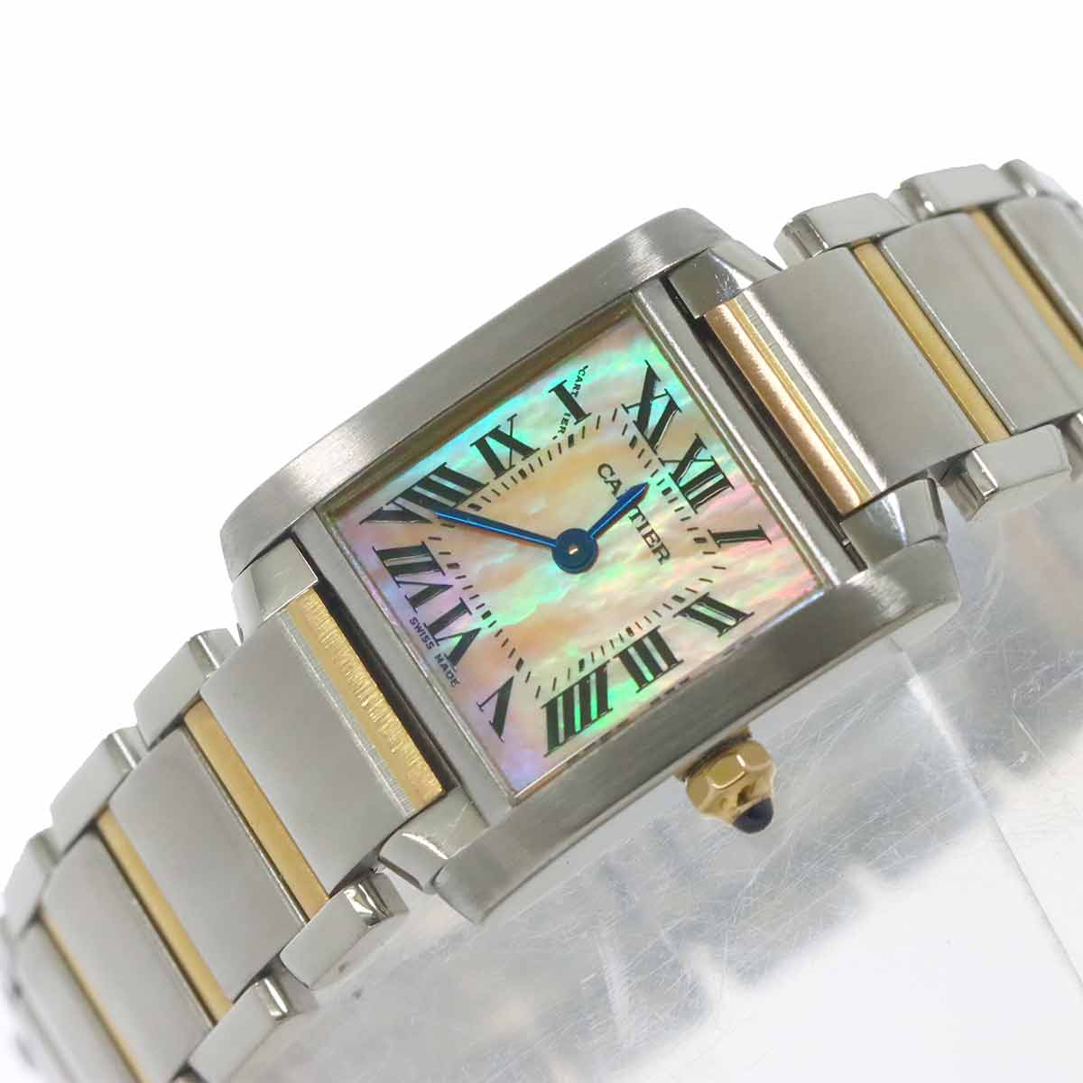 Tank Francaise SM W51027Q4 750 PG Quartz Pink Shell Dial