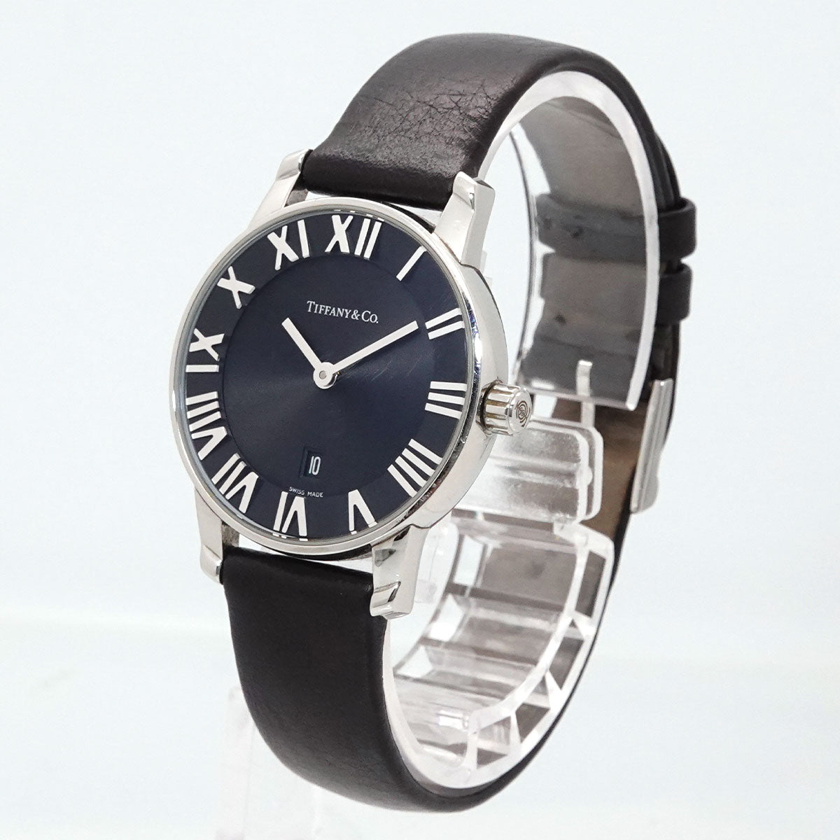 Atlas Dome Z1830 11 10A10A52A Black Dial Quartz Watch