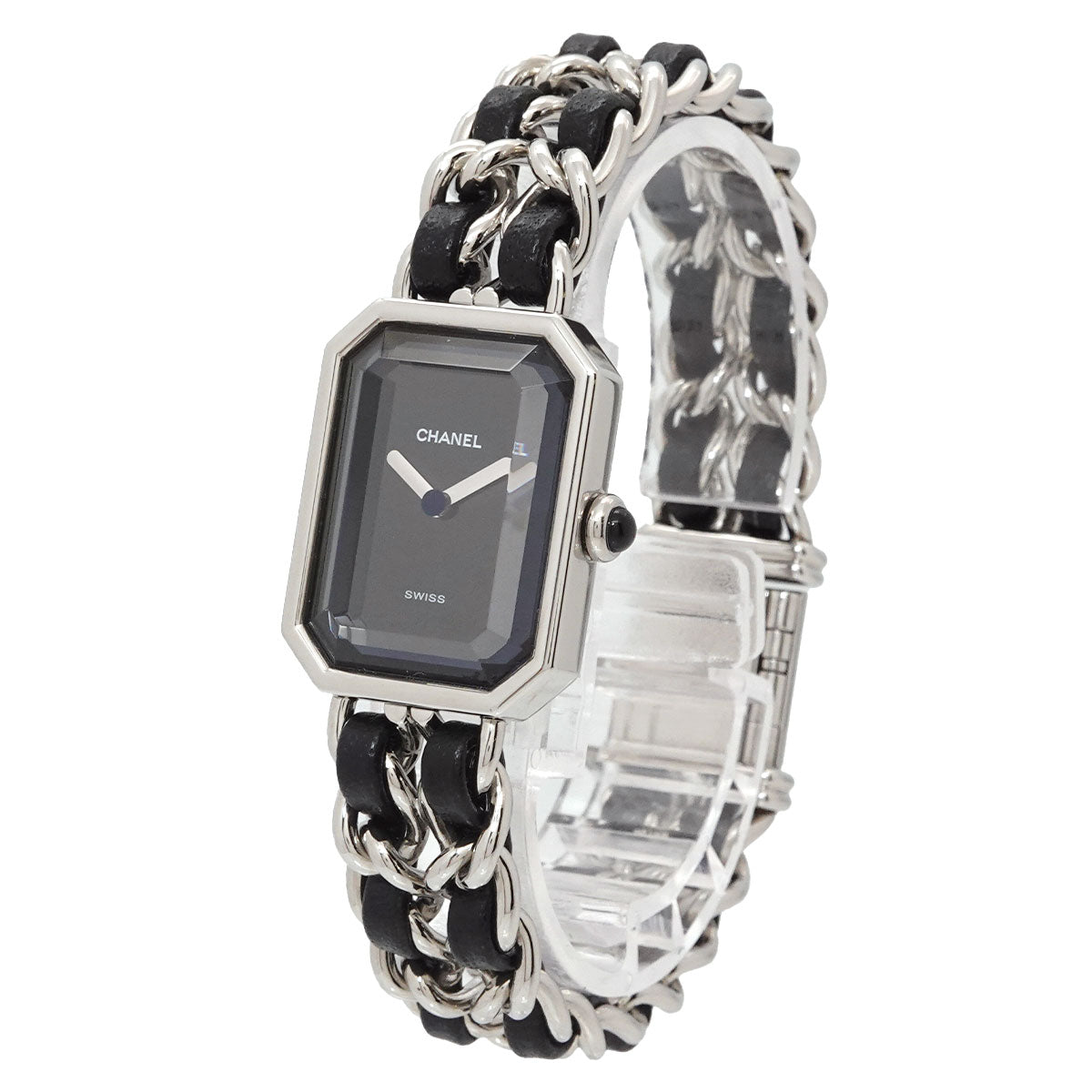 Premiere Size L H0451 Quartz Black Dial Ladies Watch
