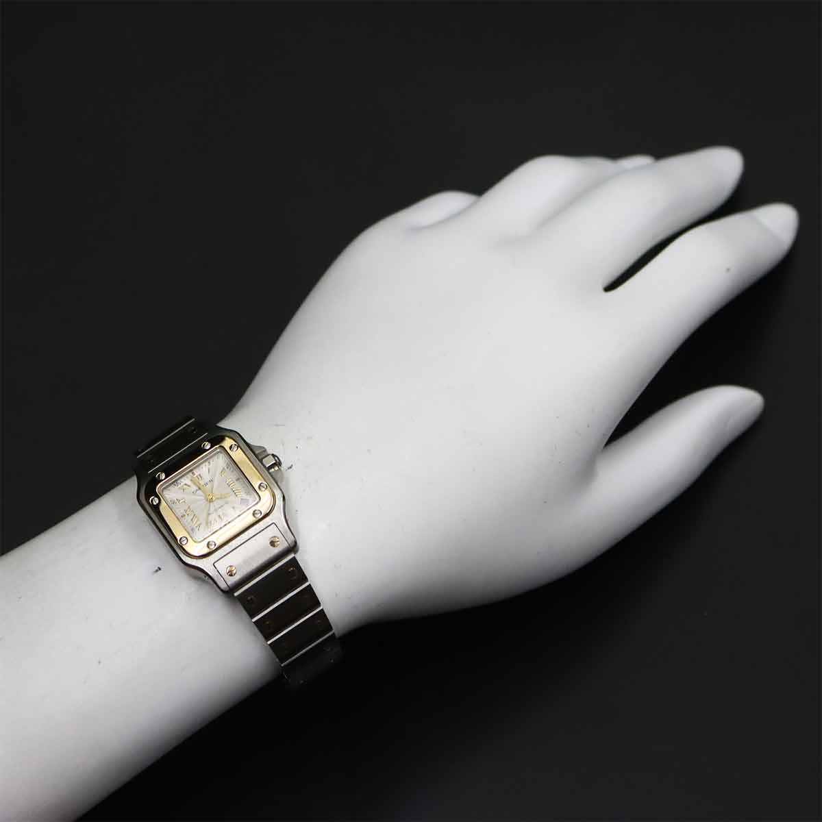 Santos Galbee SM W20045C4 Silver Dial Automatic Ladies