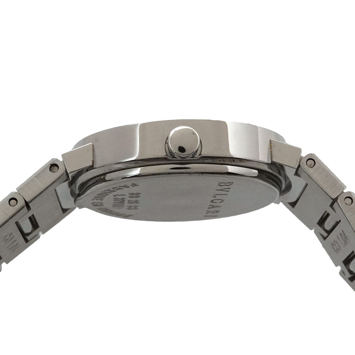 BVLGARIBVLGARI BB26SS 12P Diamond Quartz Black Dial Ladies
