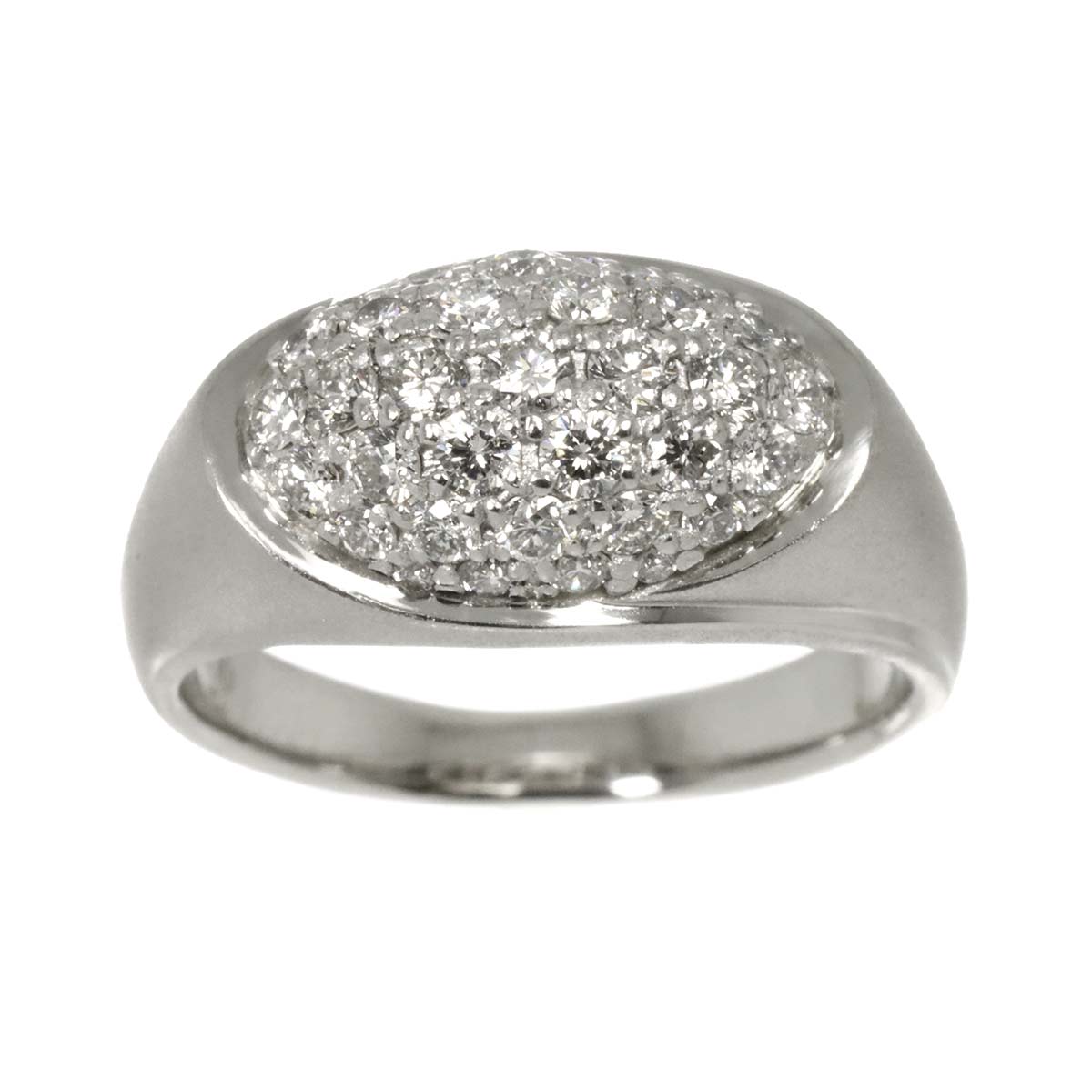 Diamond 1.01ct Ring Pt size7.5-7.75(US)