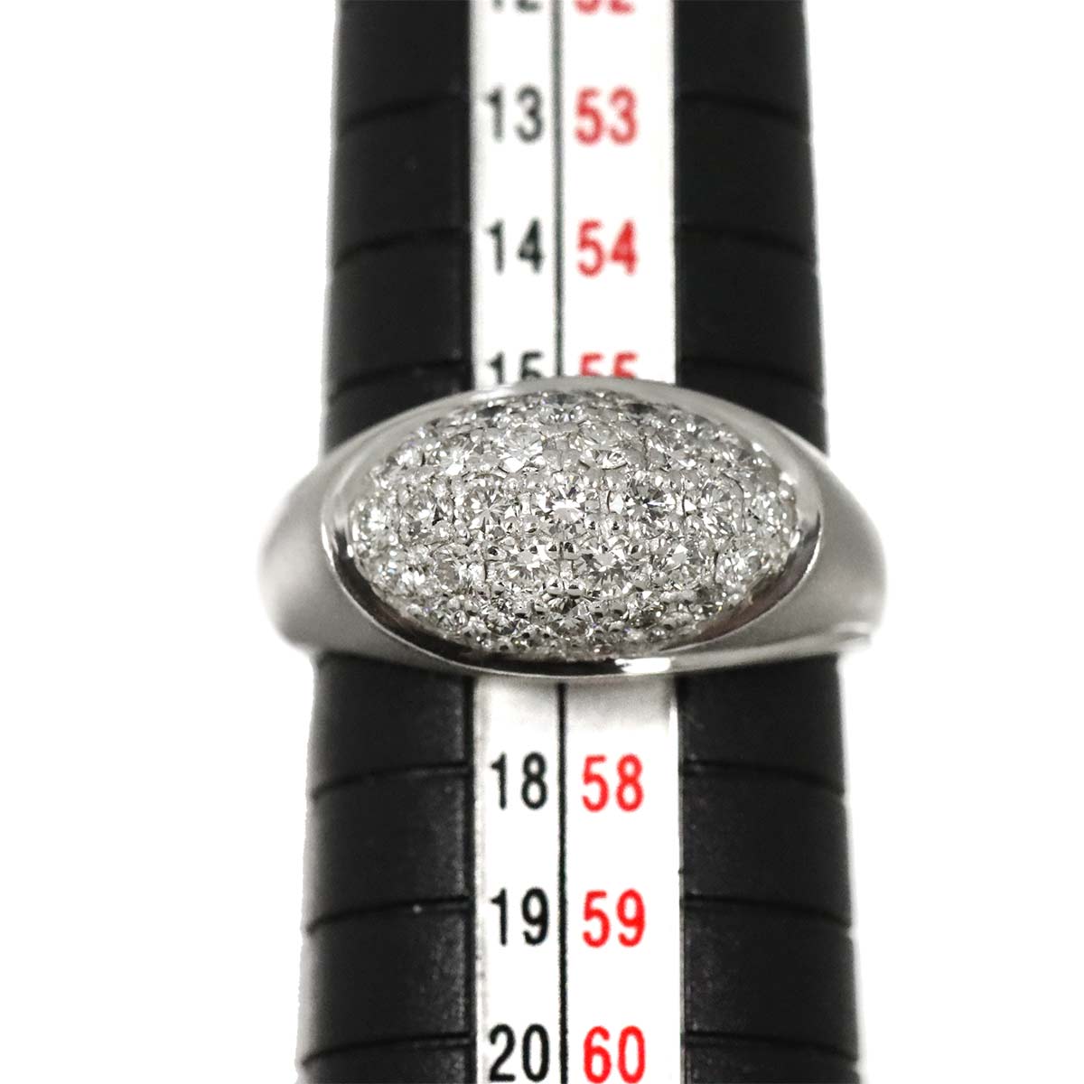 Diamond 1.01ct Ring Pt size7.5-7.75(US)