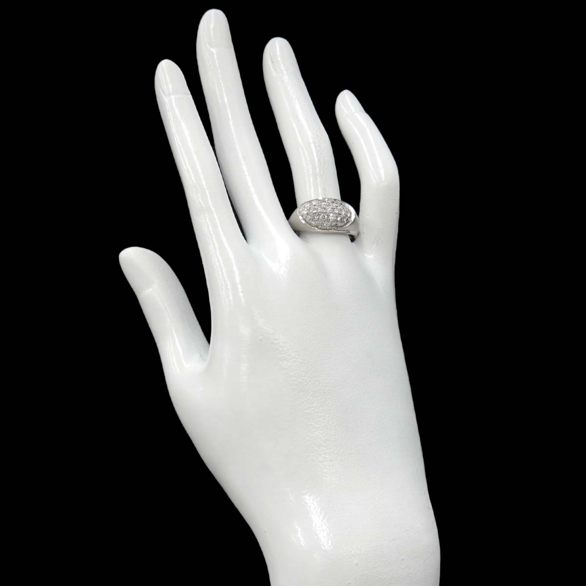 Diamond 1.01ct Ring Pt size7.5-7.75(US)