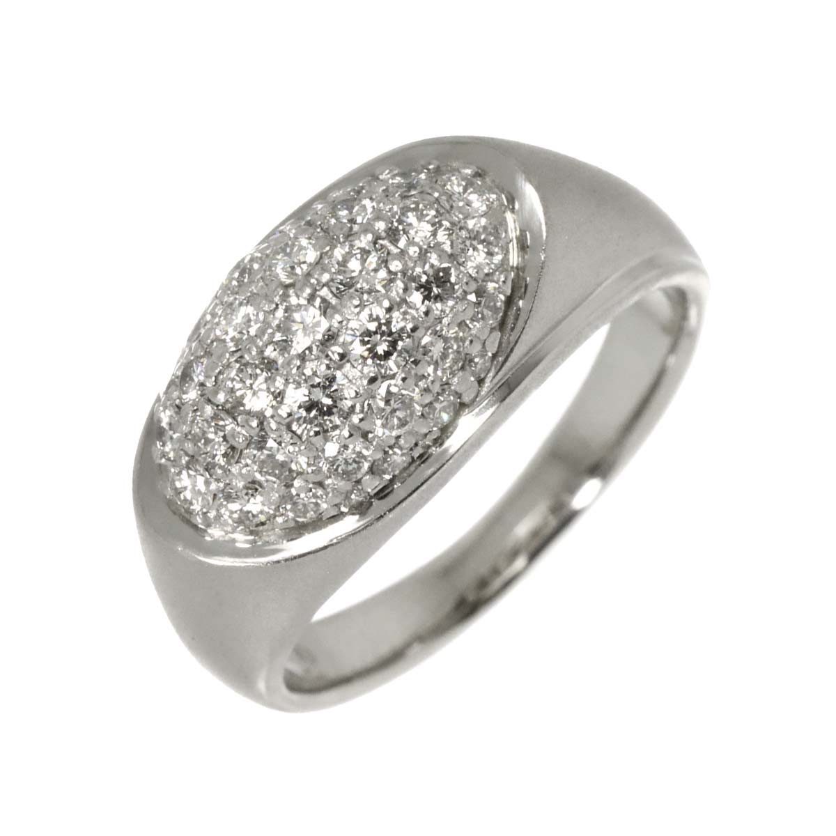 Diamond 1.01ct Ring Pt size7.5-7.75(US)